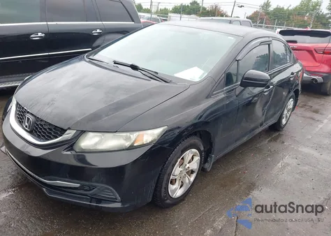 2014 Honda Civic Lx из США, поврежденный, VIN 2HGFB2F55EH526731